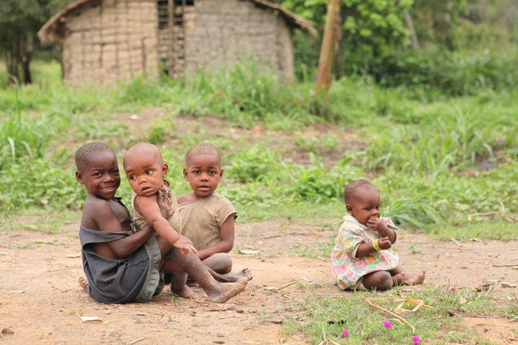Children in Village near us